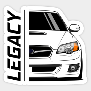 Front GT Legacy B4 MK4 Racing Sticker